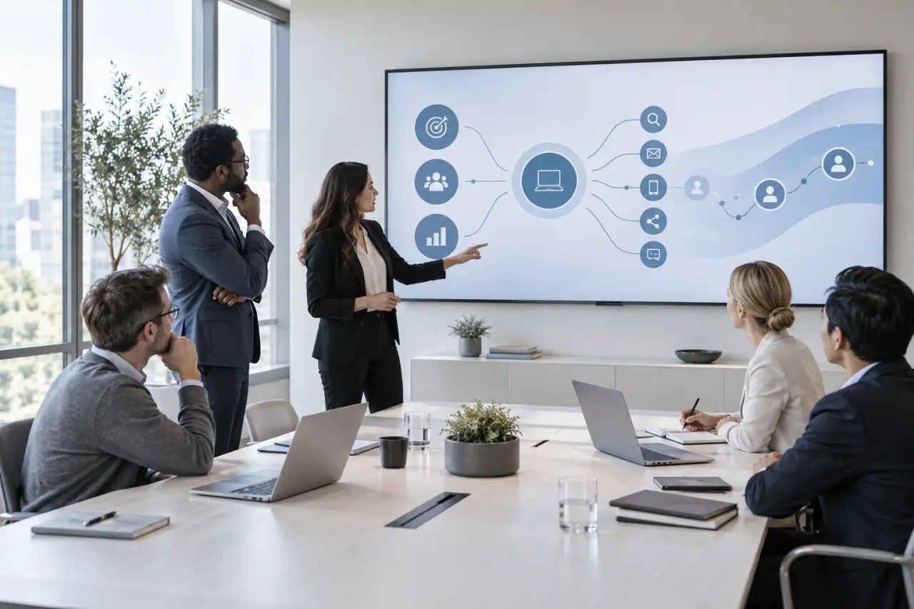 La stratégie digitale aligne objectifs, canaux et expérience client