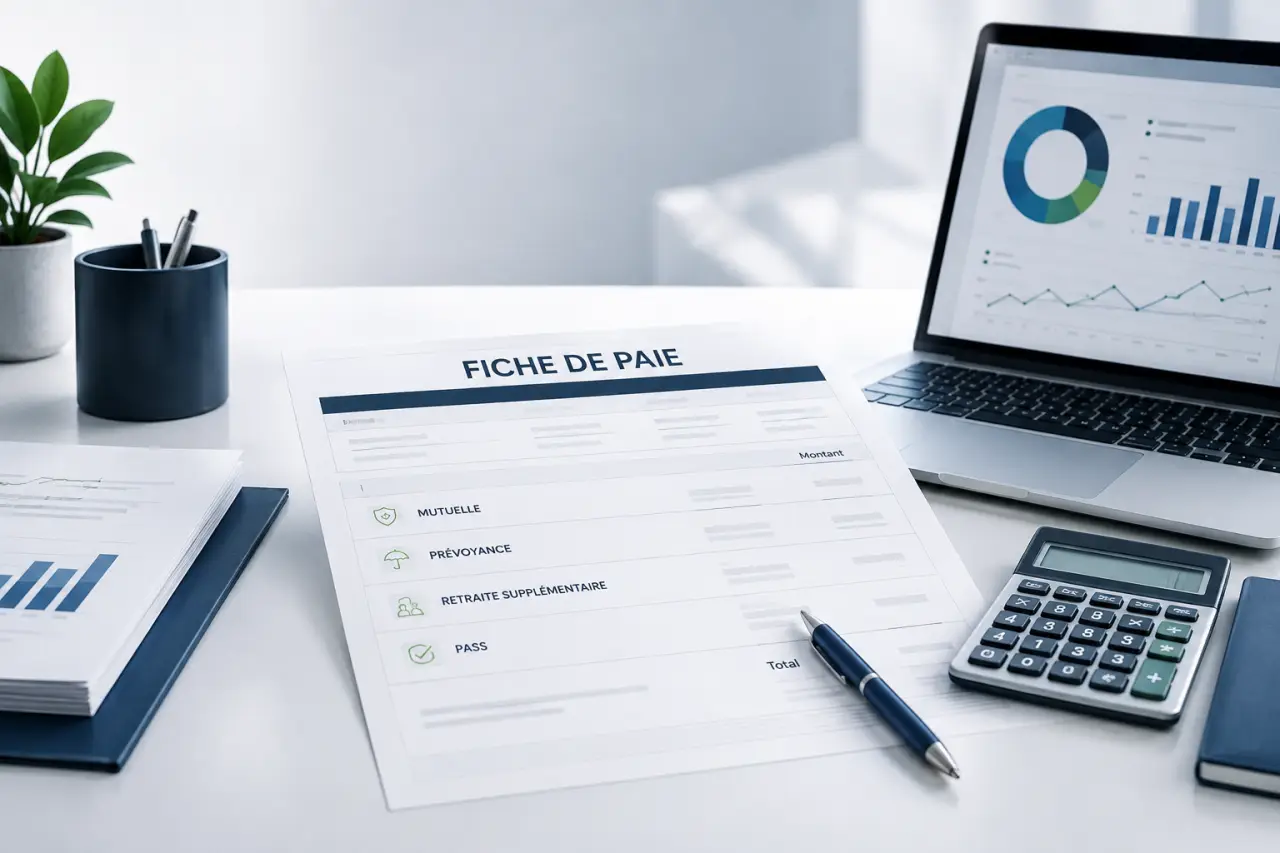 Réintégration fiscale sur la fiche de paie : mutuelle, prévoyance, retraite supplémentaire et PASS