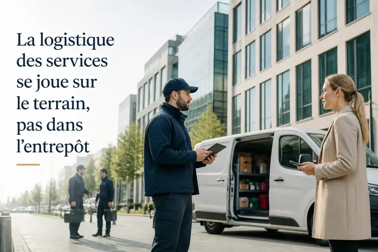 La logistique des services se joue sur le terrain, pas dans l'entrepôt