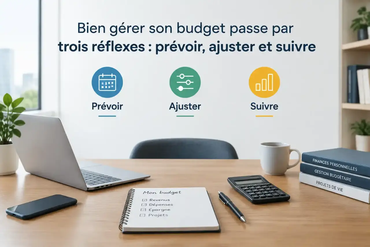 Bien gérer son budget passe par trois réflexes : prévoir, ajuster et suivre