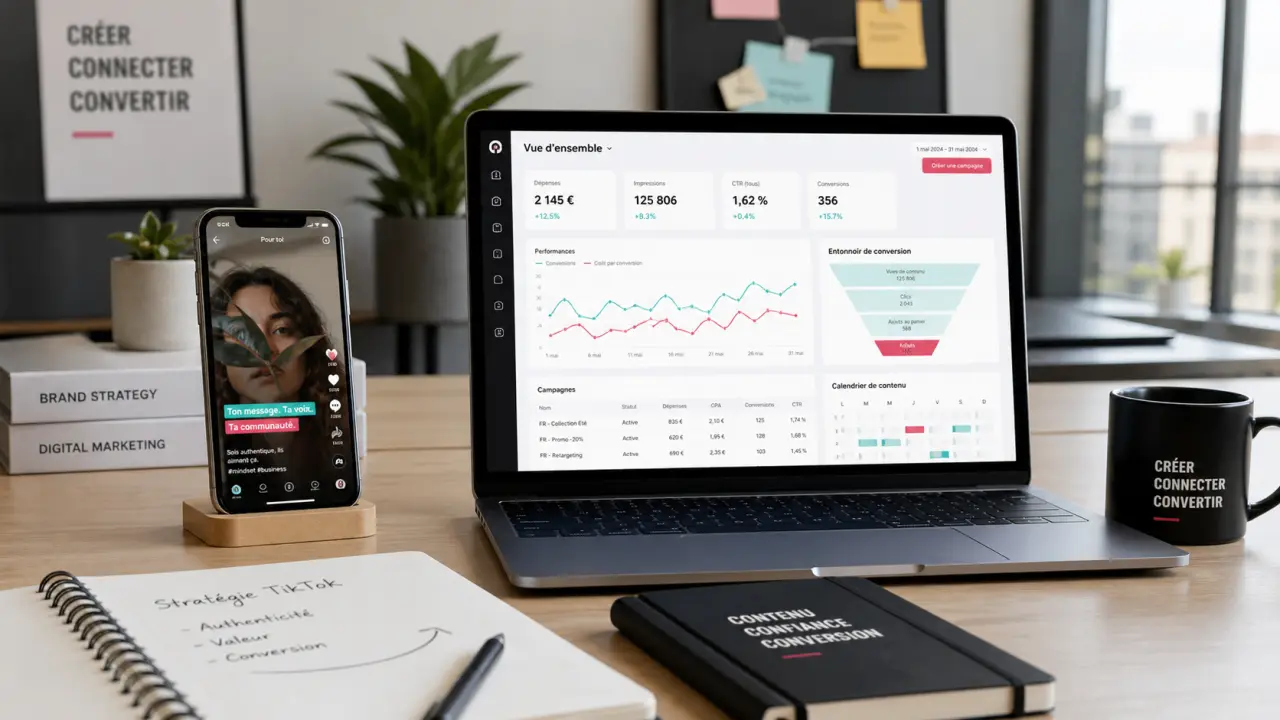 TikTok For Business : compte pro, Ads Manager et KPI pour vendre sans perdre son ton